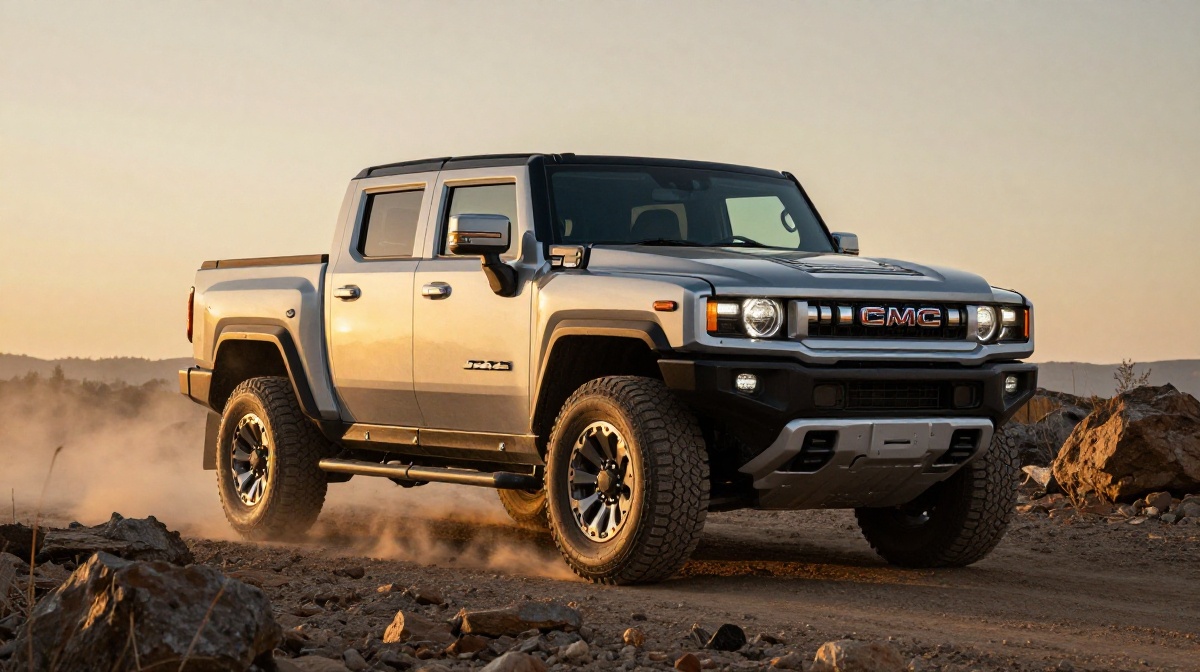 GMC Hummer EV 3X parked outdoors showing off-road stance