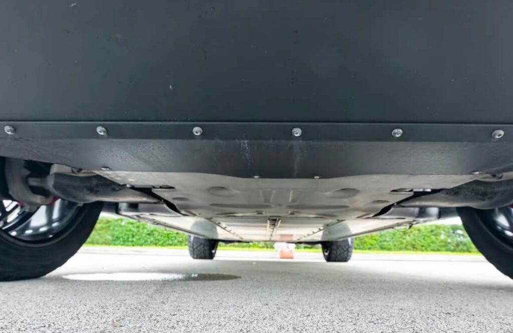Tesla Cybertruck under view