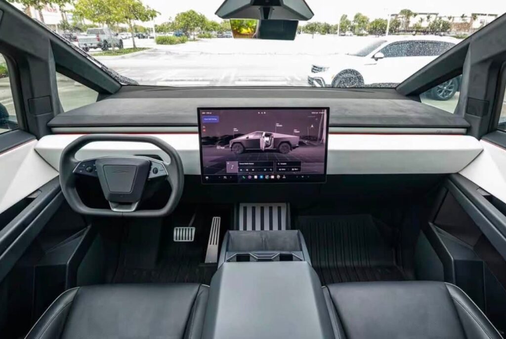 Tesla Cybertruck interior